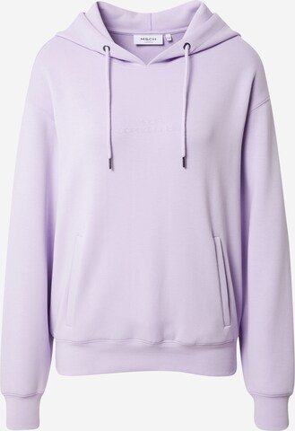 Sweat-shirt 'Ima Q' MSCH COPENHAGEN en violet : devant