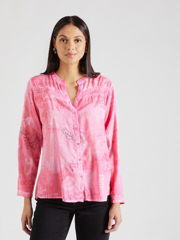 Soccx Blouse in Pink: front