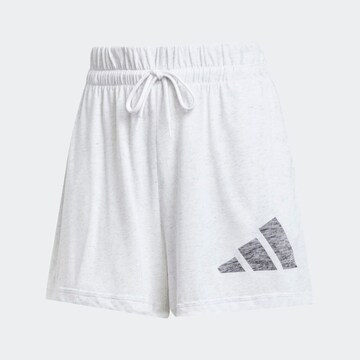 ADIDAS SPORTSWEAR Loosefit Sportshorts in Weiß: Vorderseite
