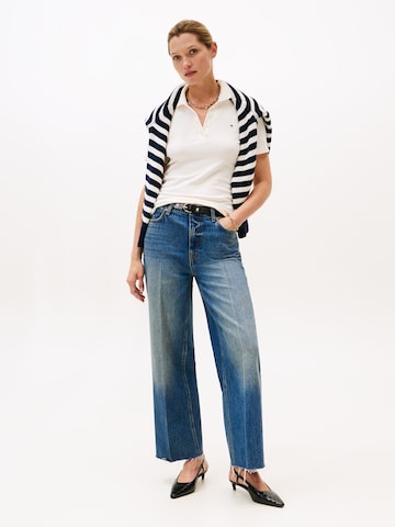 TOMMY HILFIGER Majica '1985' | bela barva