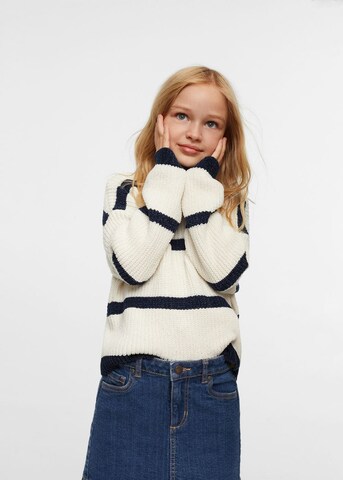 MANGO KIDS Sweater 'Maria' in White