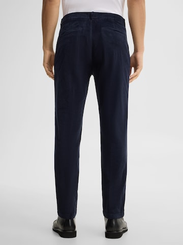 STRELLSON Loosefit Bandplooibroek in Blauw
