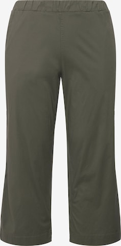 Ulla Popken Trousers in Green: front
