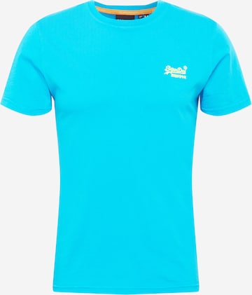 Superdry - Camiseta en azul: frente