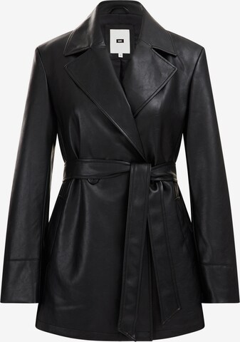 WE Fashion Демисезонная куртка в Черный: спереди