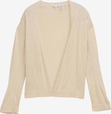 Cardigan TOM TAILOR en beige : devant
