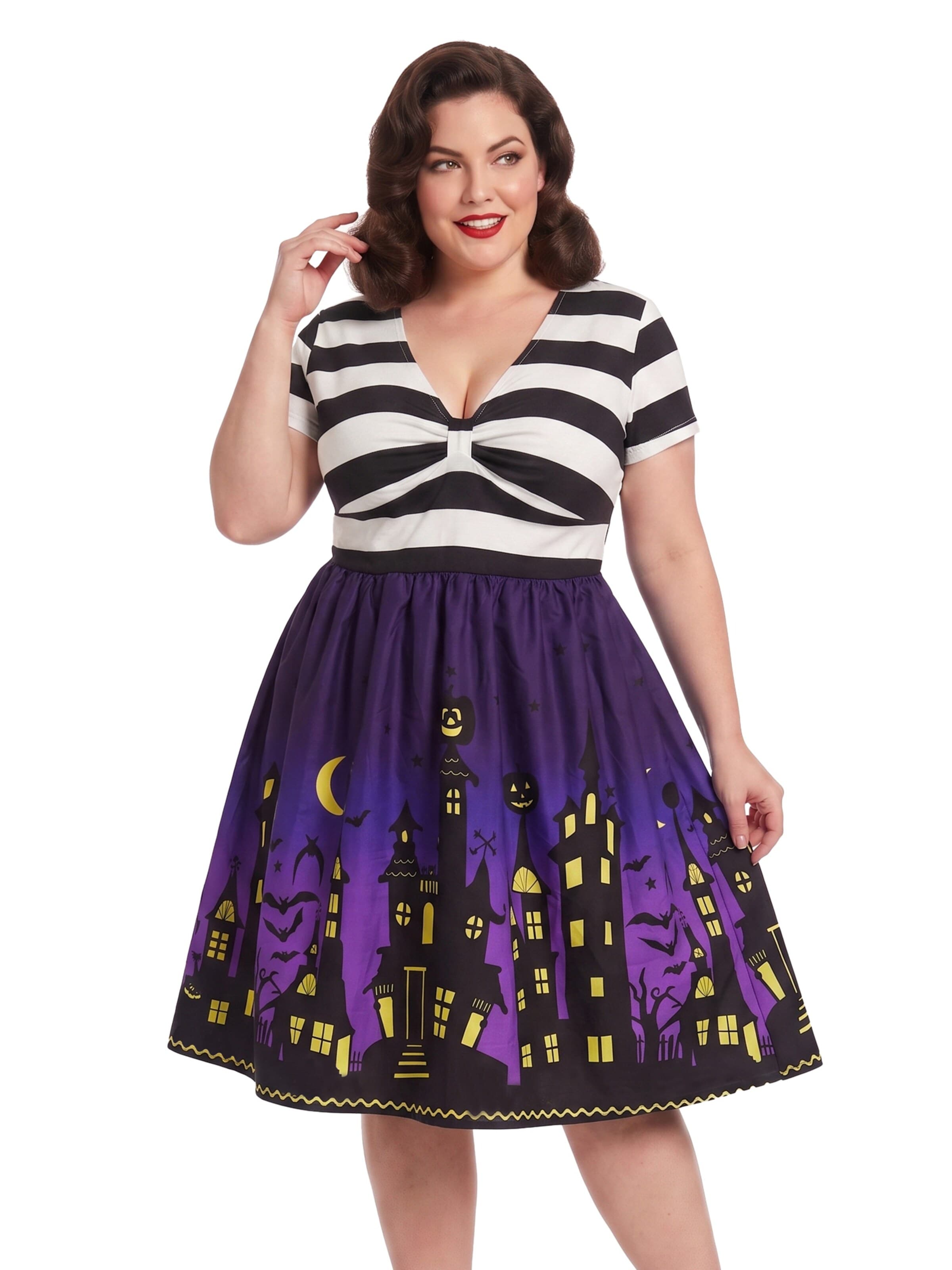 MEETWEE Oversized jurk in Lila