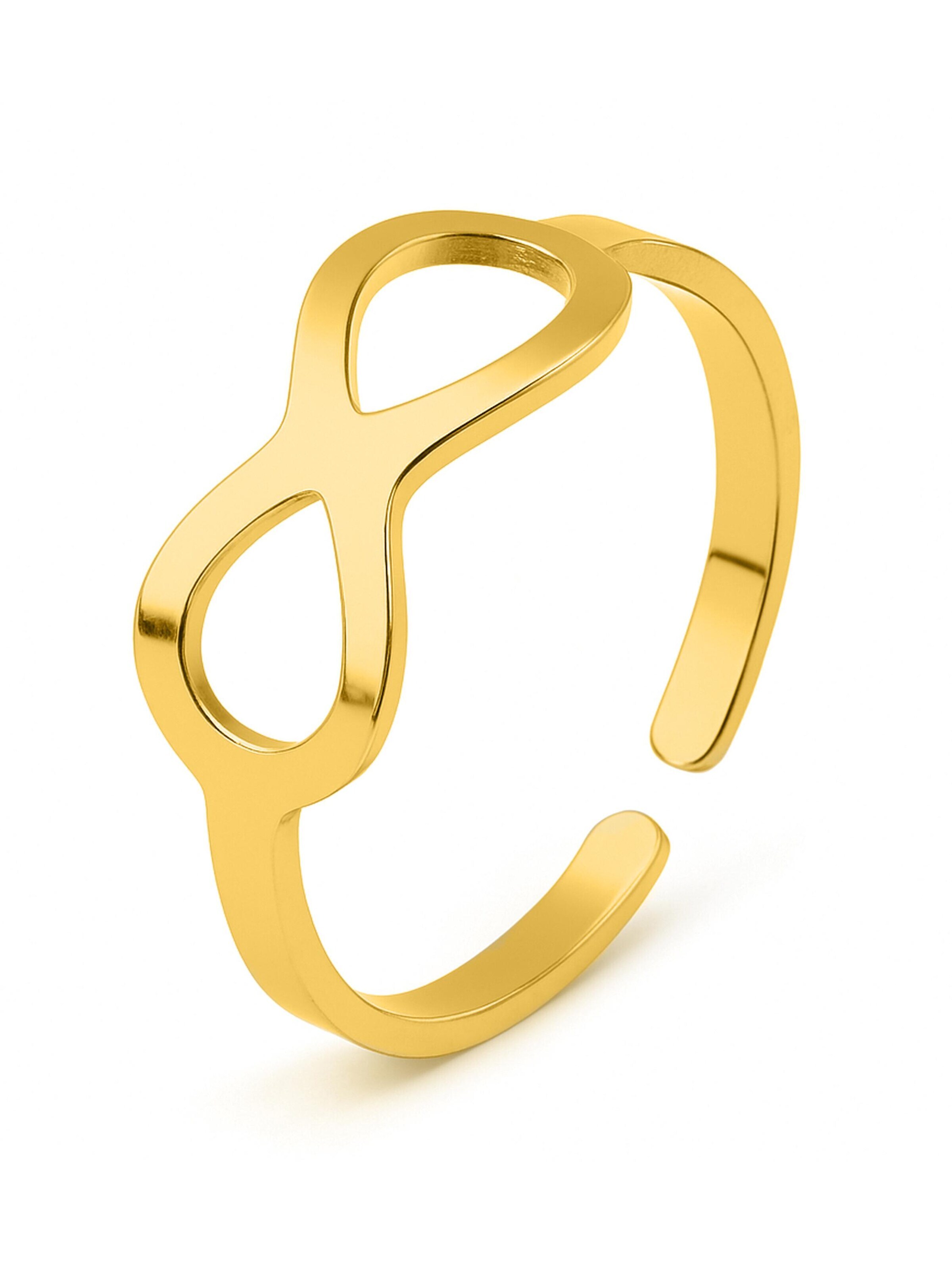 Luxenter - Anillo 'Ziko' en oro: frente