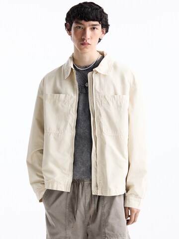 Veste mi-saison Pull&Bear en beige : devant