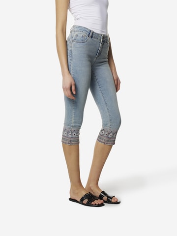 KOROSHI Slimfit Džíny – modrá