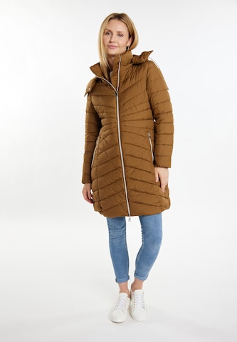 usha BLUE LABEL Winter coat 'Fenia' in Brown