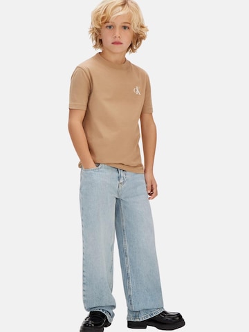 Maglietta di Calvin Klein Kids in marrone