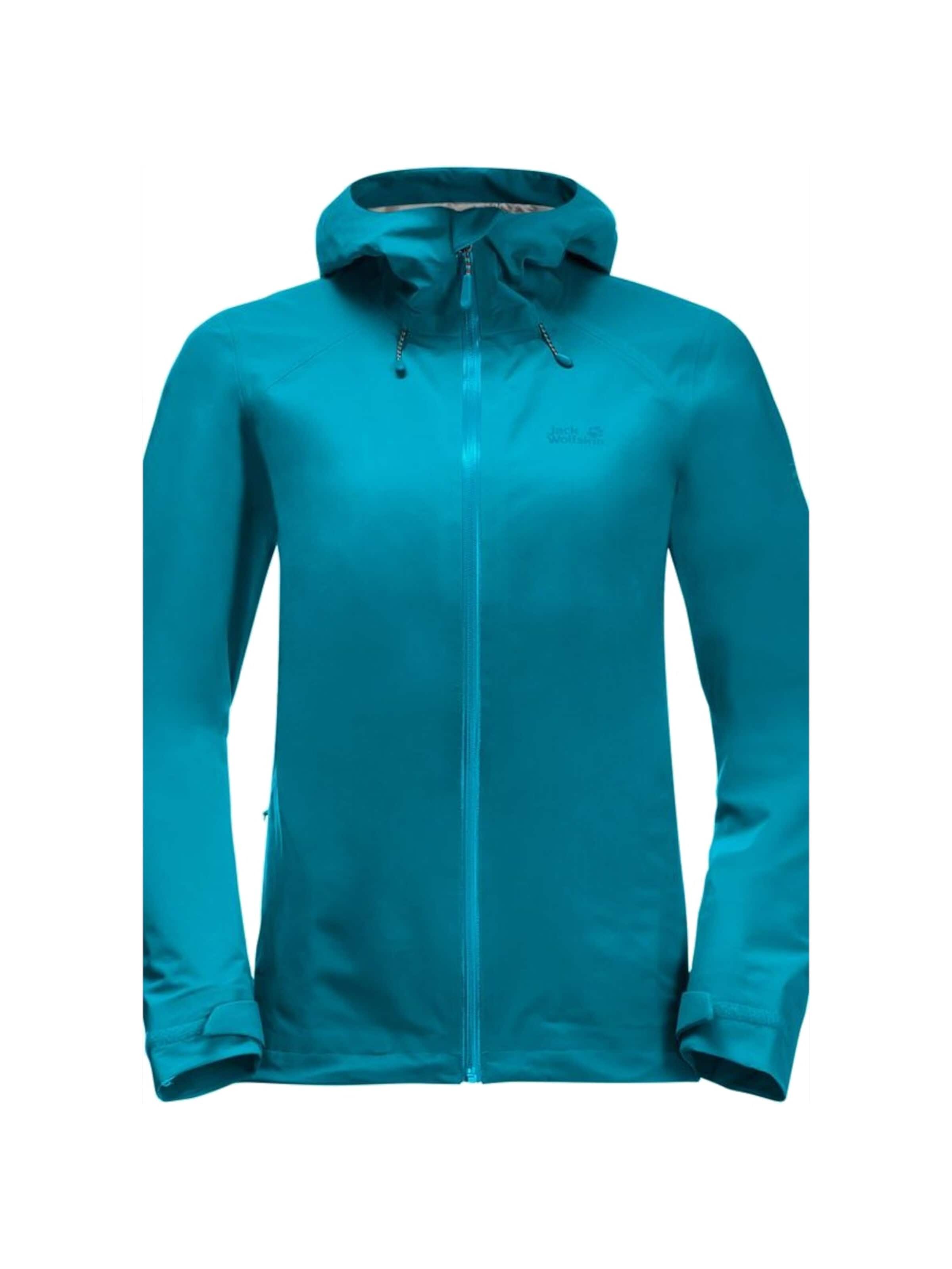 JACK WOLFSKIN Outdoorjacke 'Highest Peak' in Blau: Vorderseite