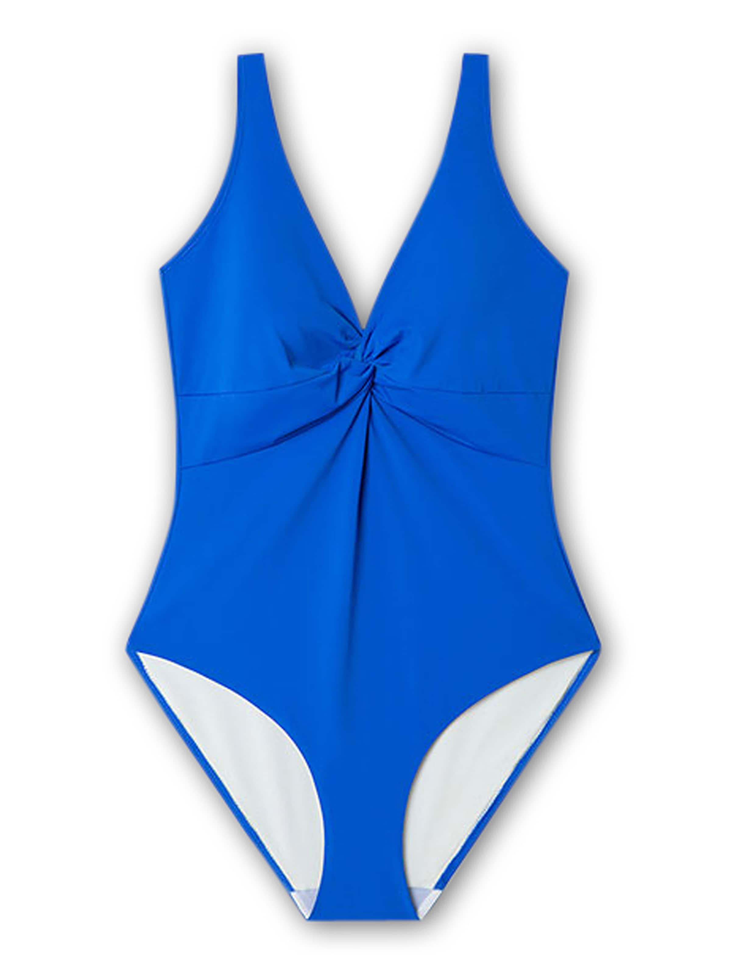Gisela Сутиен с триъгълни чашки Бански костюм в синьо: отпред