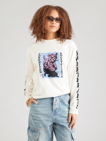 Tricou 'Jerry' de la MADS NORGAARD COPENHAGEN pe alb: față