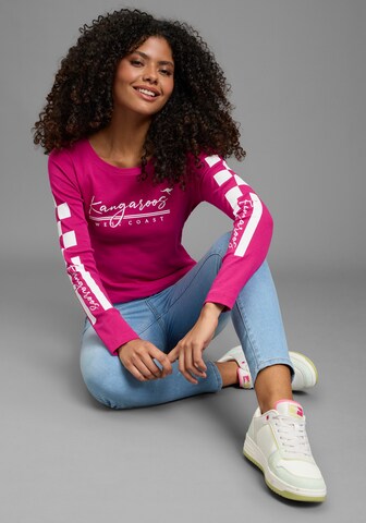 KangaROOS Shirt in Pink