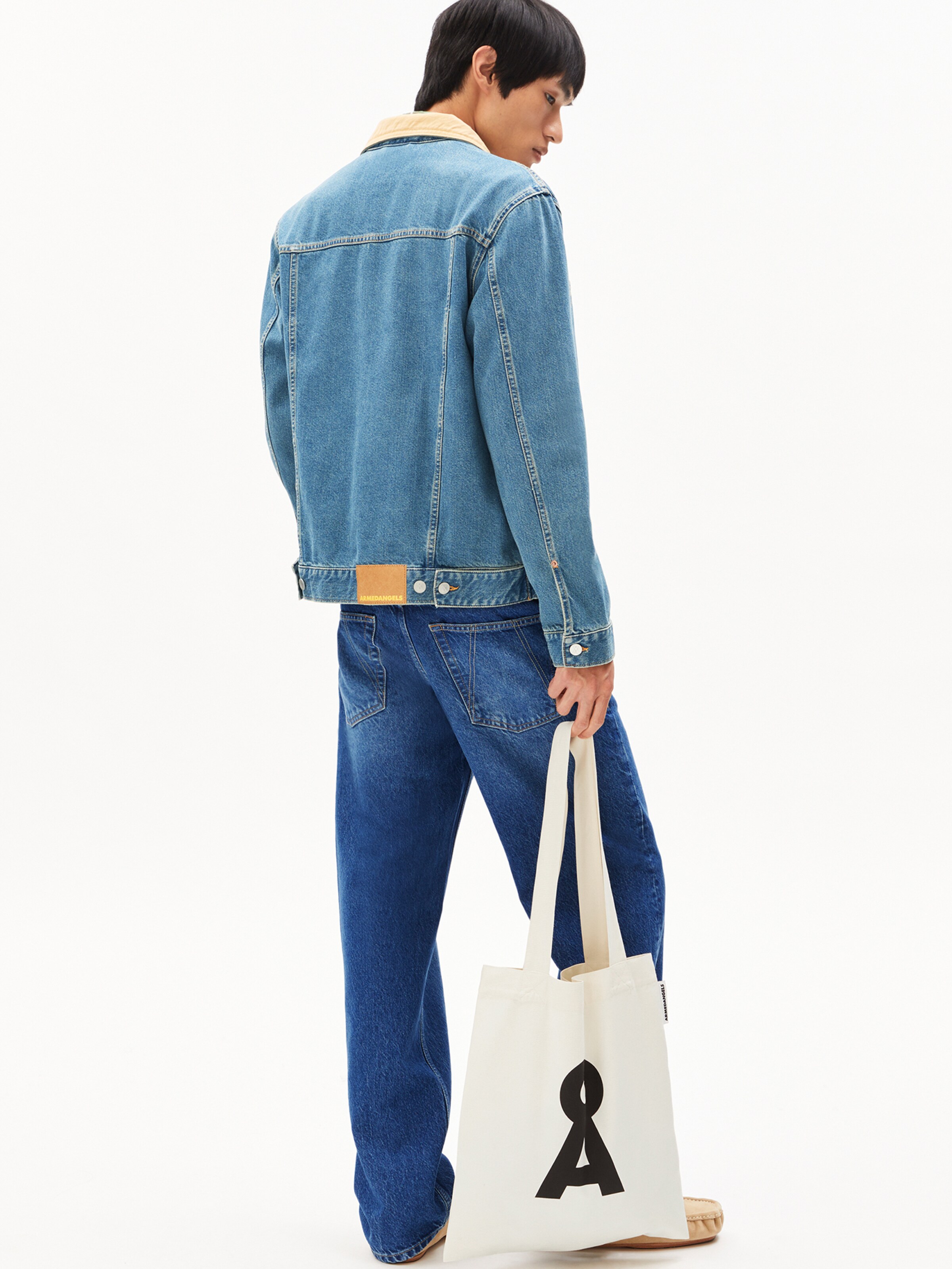 ARMEDANGELS Shopper in Beige: voorkant