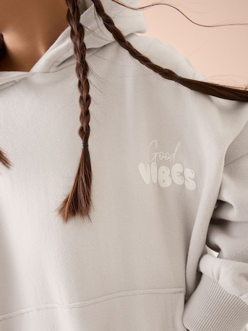 Next Sweatshirt i grå