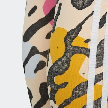 Coupe slim Leggings 'Animal Print' ADIDAS ORIGINALS en mélange de couleurs