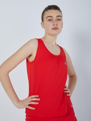 SPORTKIND Sports top 'Loose Fit Tanktop' in Red: front