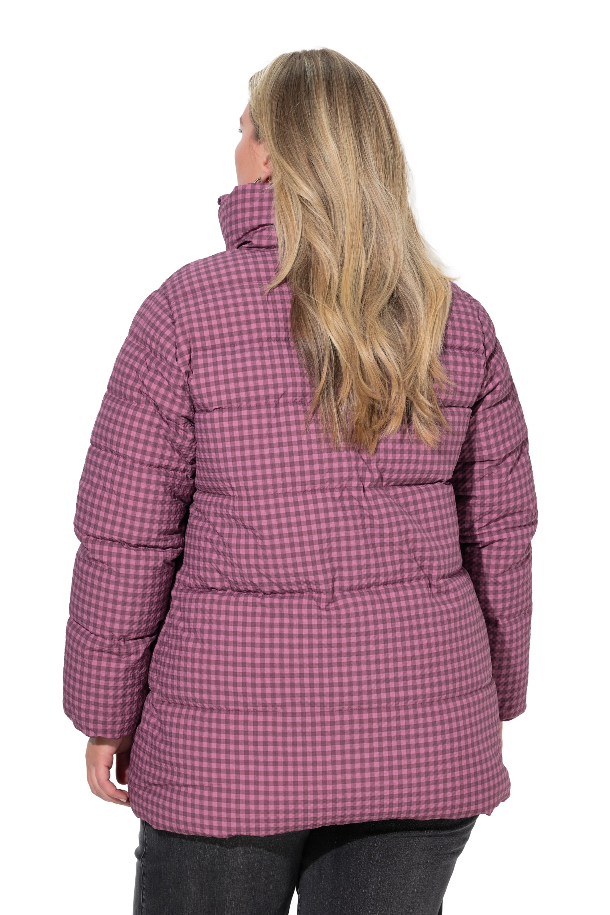 Ulla Popken Winterjacke in Pink