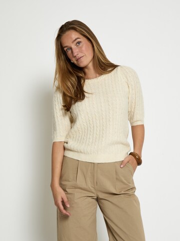 Peppercorn Pullover 'Kira' in Grau: Vorderseite