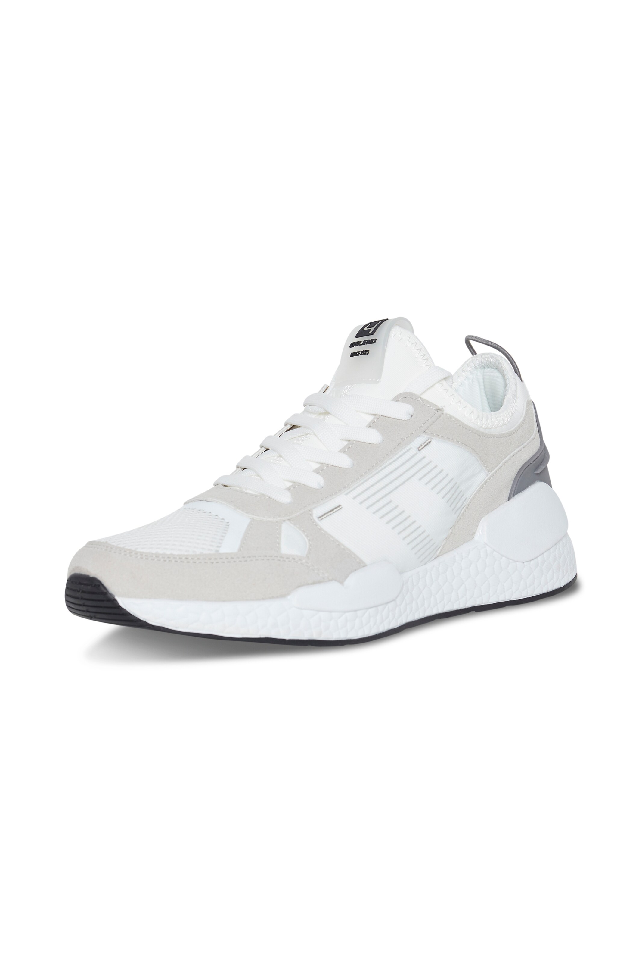 BLEND Platform trainers in White: front