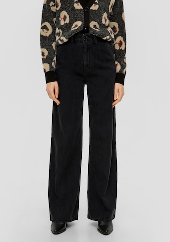 s.Oliver Wide leg Jeans 'Suri' in Grijs: voorkant