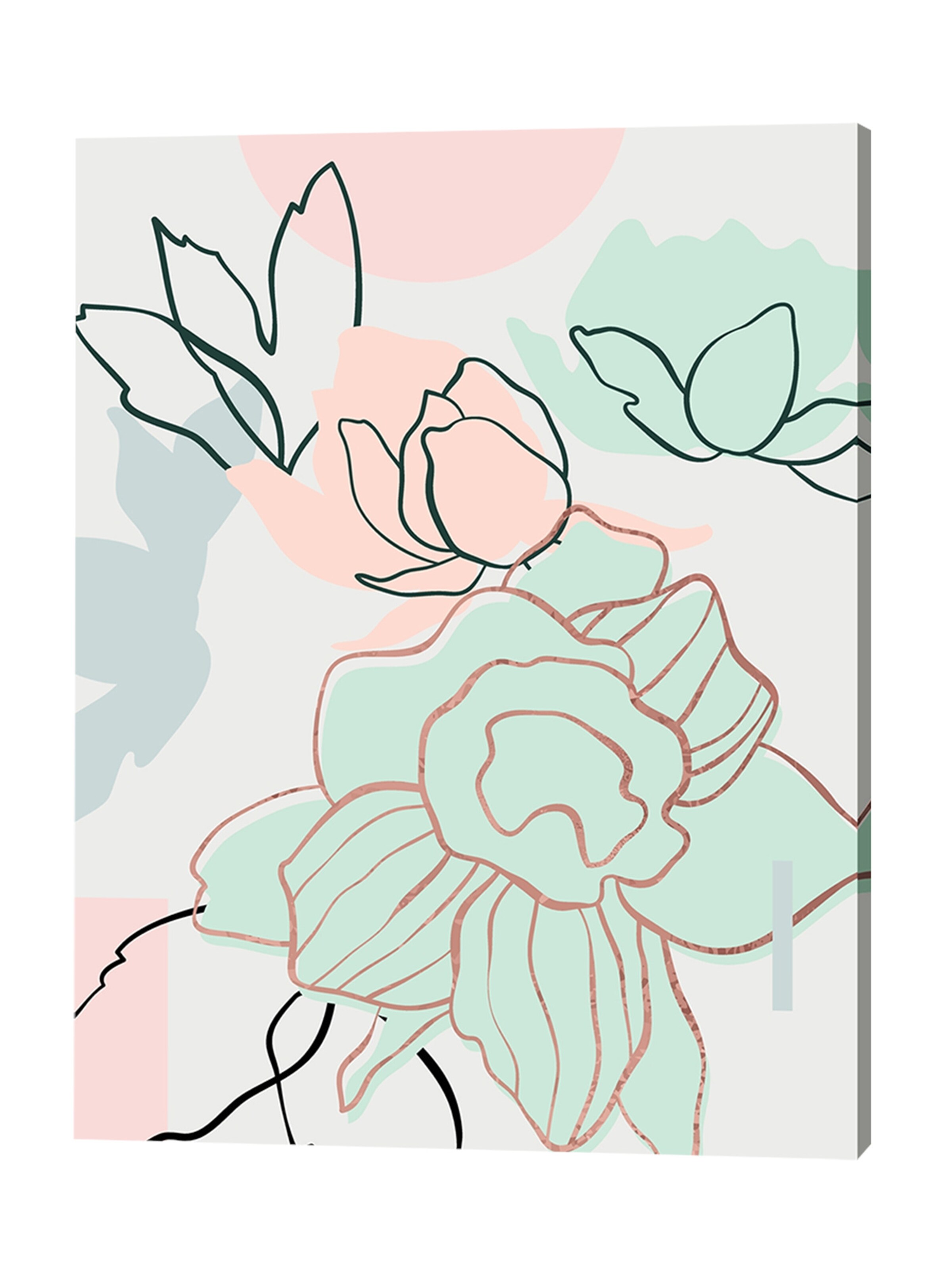 Liv Corday Image 'Flowers' in White: front