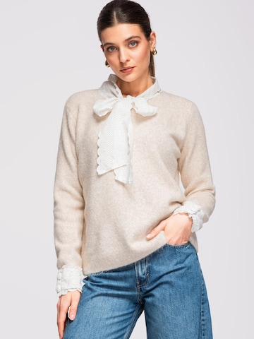 Ombre Pullover‌‌‌‌‌‌‌‌‌ in Beige: Vorderseite