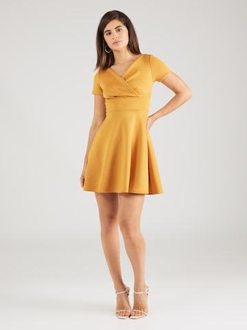 WAL G. Dress in Orange: front