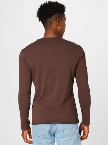 Key Largo - Ajuste regular Camiseta 'CHEESE' en marrón