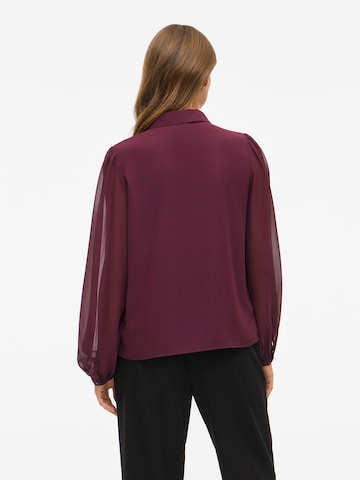VILA - Blusa 'VIMicada' en rojo
