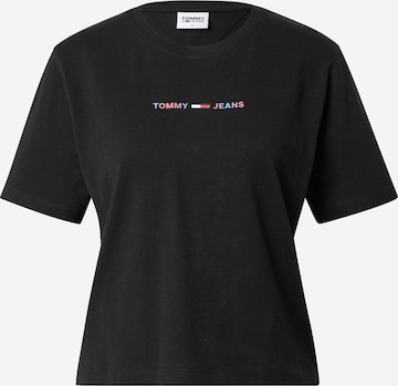 Tommy Jeans T-Shirt in Schwarz: predná strana