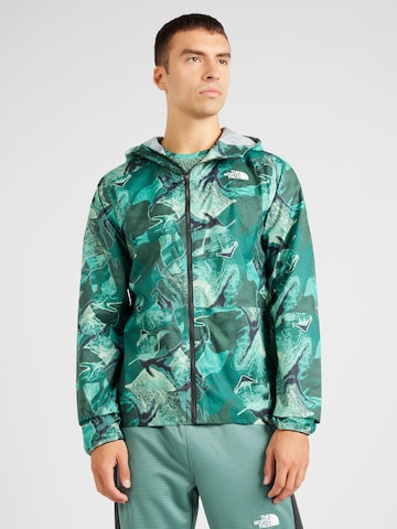 THE NORTH FACE - Casaco outdoor 'HIGHER' em verde: frente