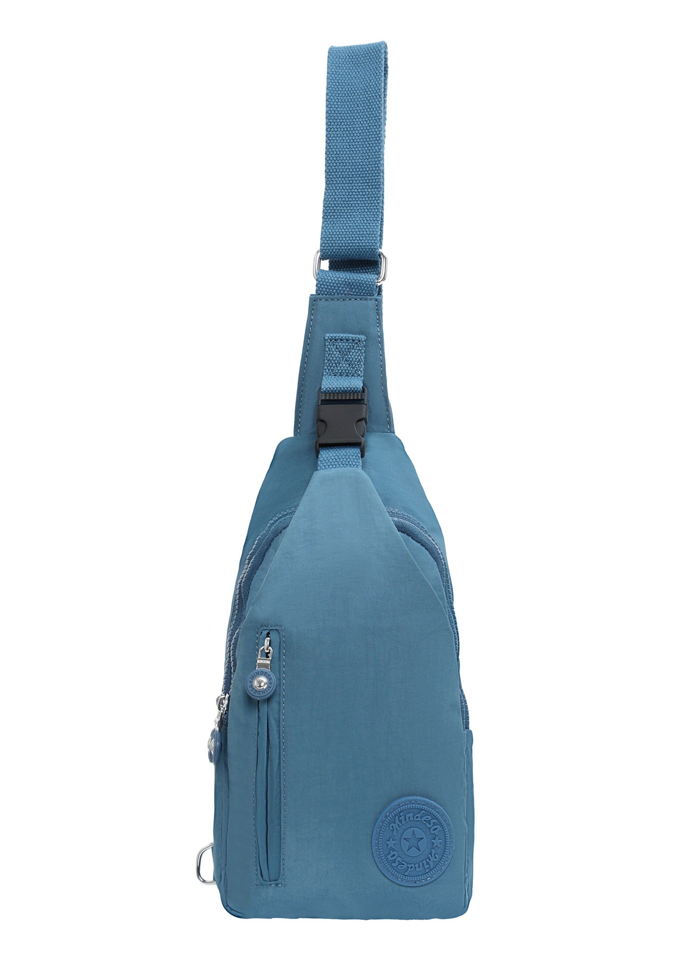 Mindesa - Mala de ombro em azul: frente