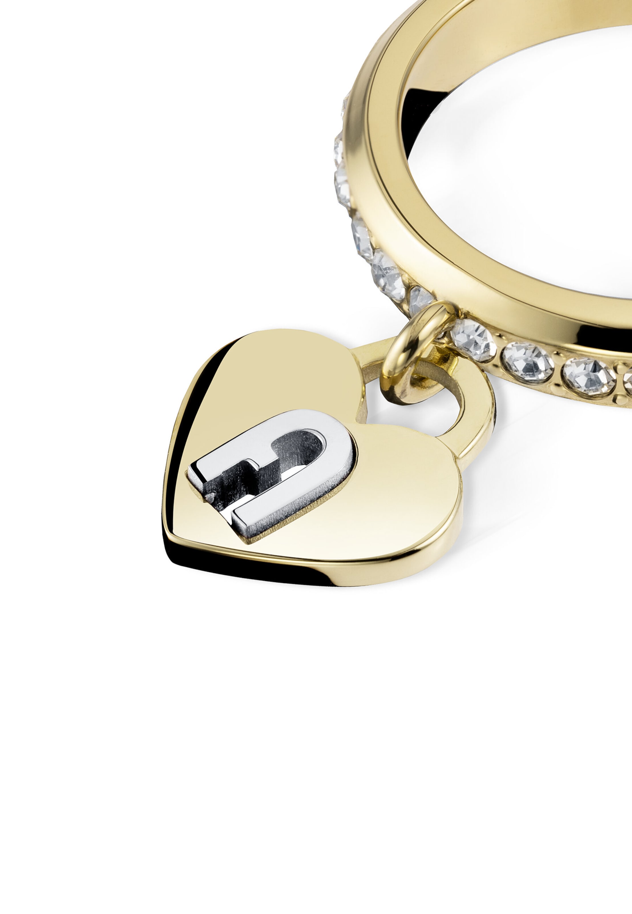 Furla Jewellery Ring ' FURLA LOVING PADLOCK ' i guld