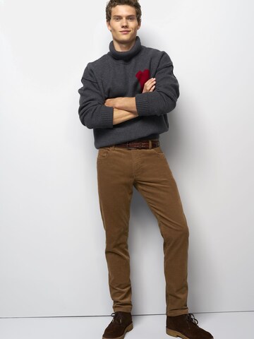 MEYER Regular Chino M5 Five Pocket in Braun
