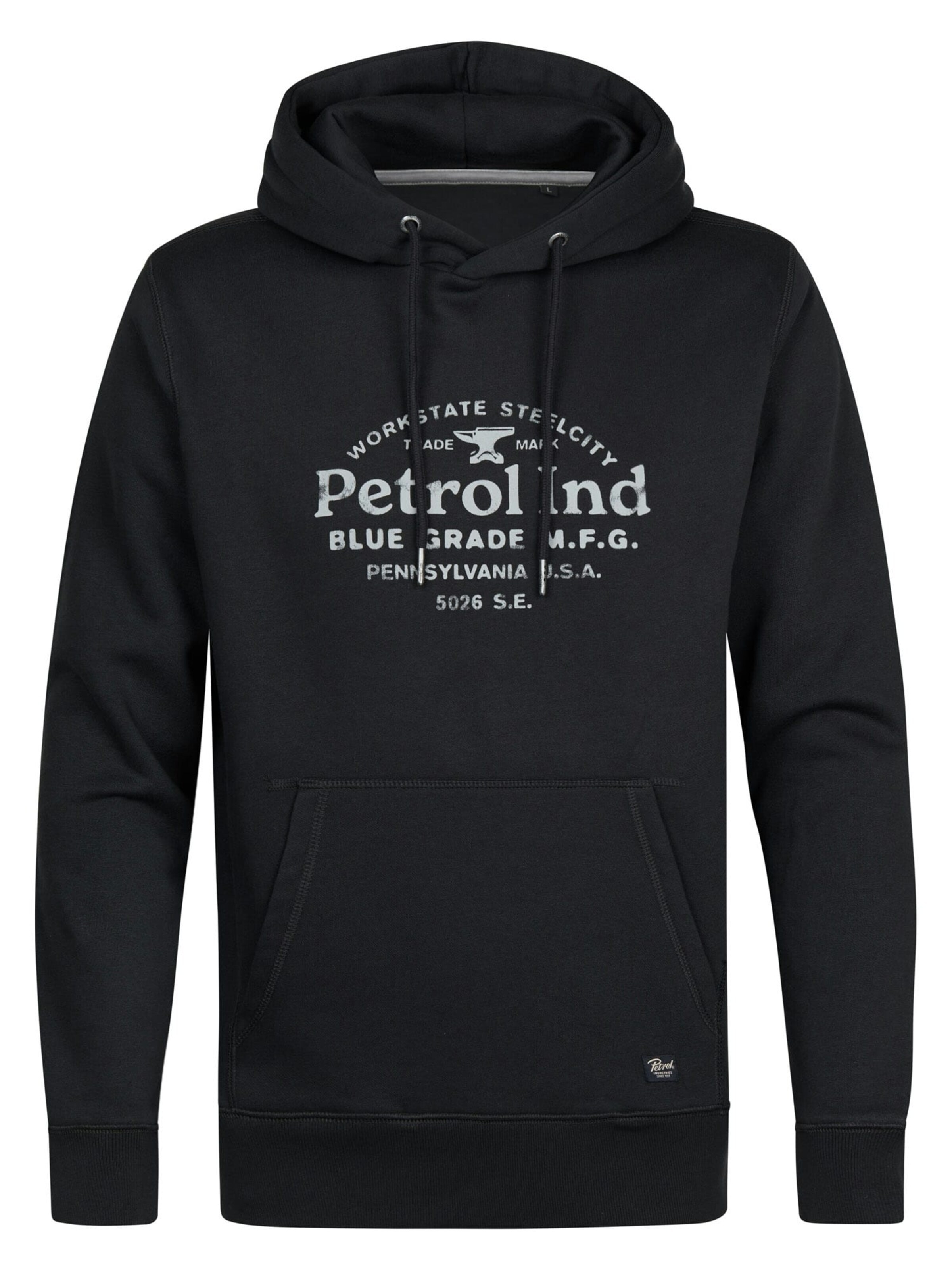 PETROL INDUSTRIES MEN Sweater in Grey: front