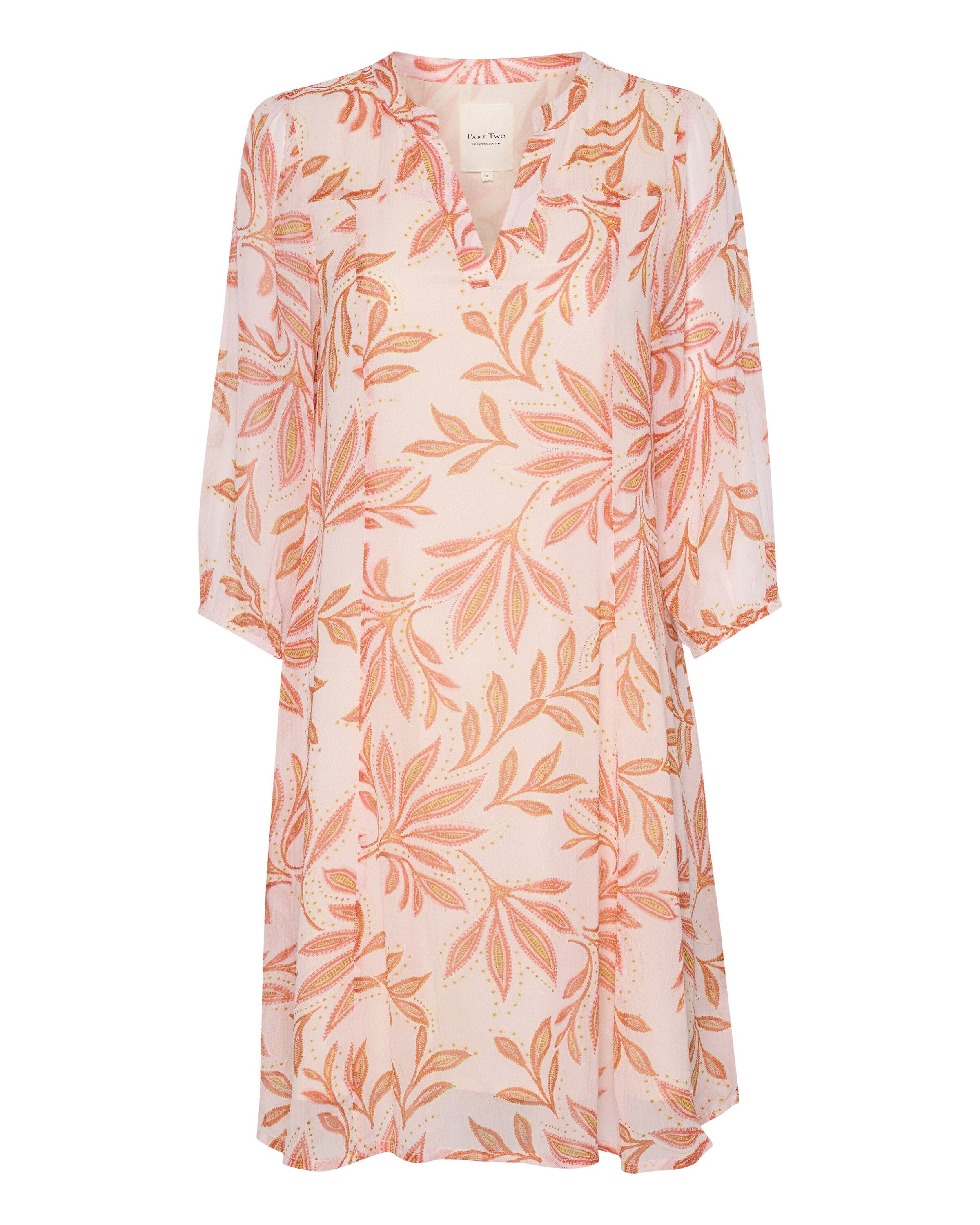 Part Two Kleid in Orange: Vorderseite