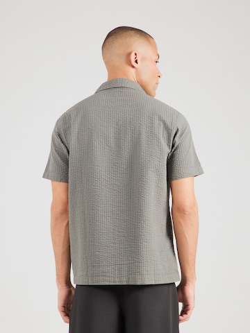 QS Regular fit Button Up Shirt in Grey