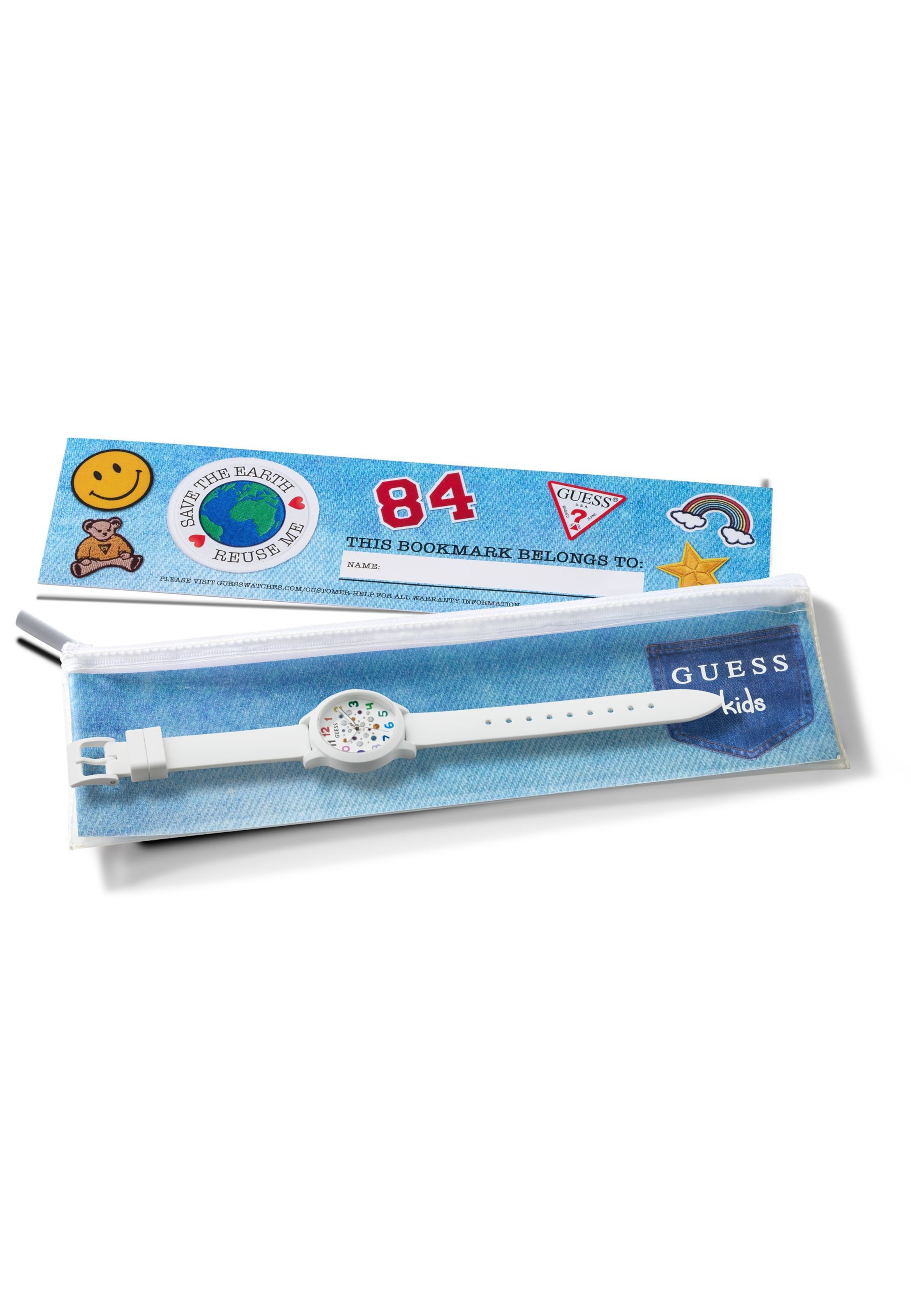 GUESS Analoguhr'TINK' in Weiß