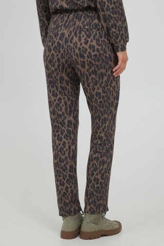 Fransa Regular Broek 'FRDEFAUNA 5' in Bruin