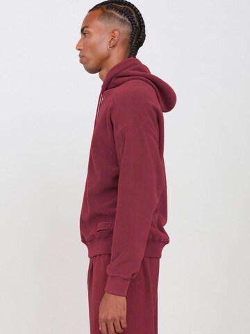 Sweat-shirt 'Pile con Cappuccio' OWN Off With Nature en rouge