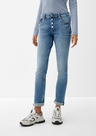 QS Slimfit Jeans 'Catie' in Blau: predná strana