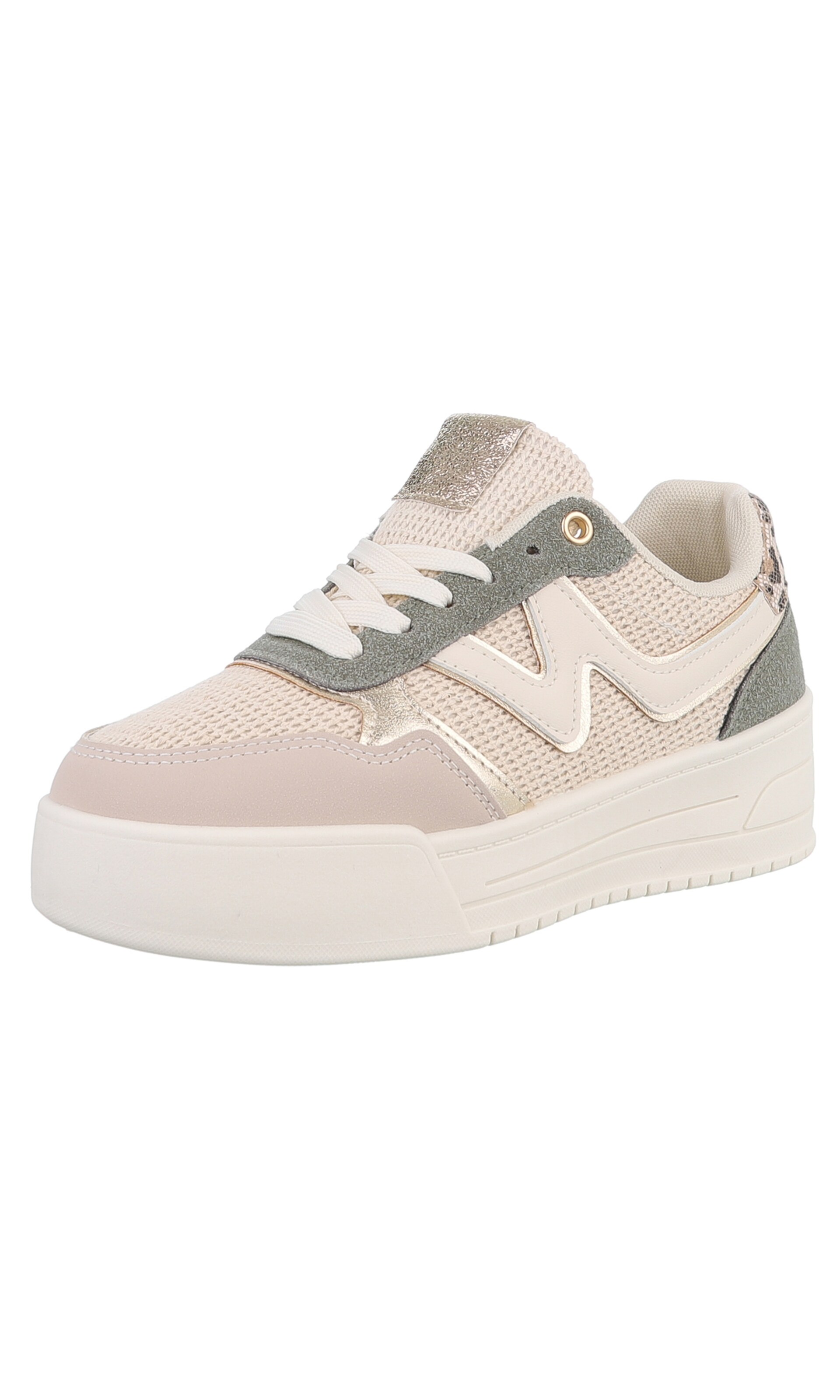 Ital-Design Sneaker in Beige: Vorderseite