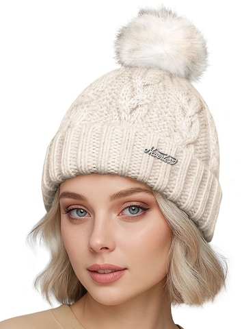 Neverless Beanie 'Jule' in Beige: front
