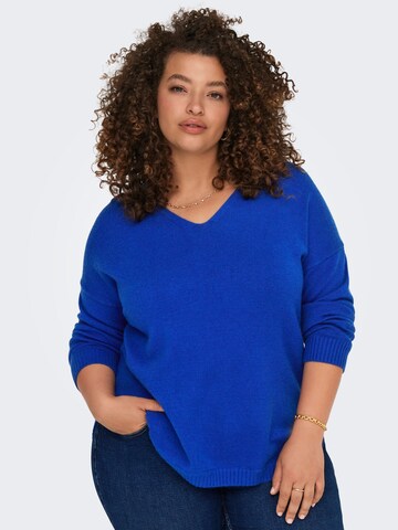 ONLY Carmakoma Sweater 'Margareta' in Blue