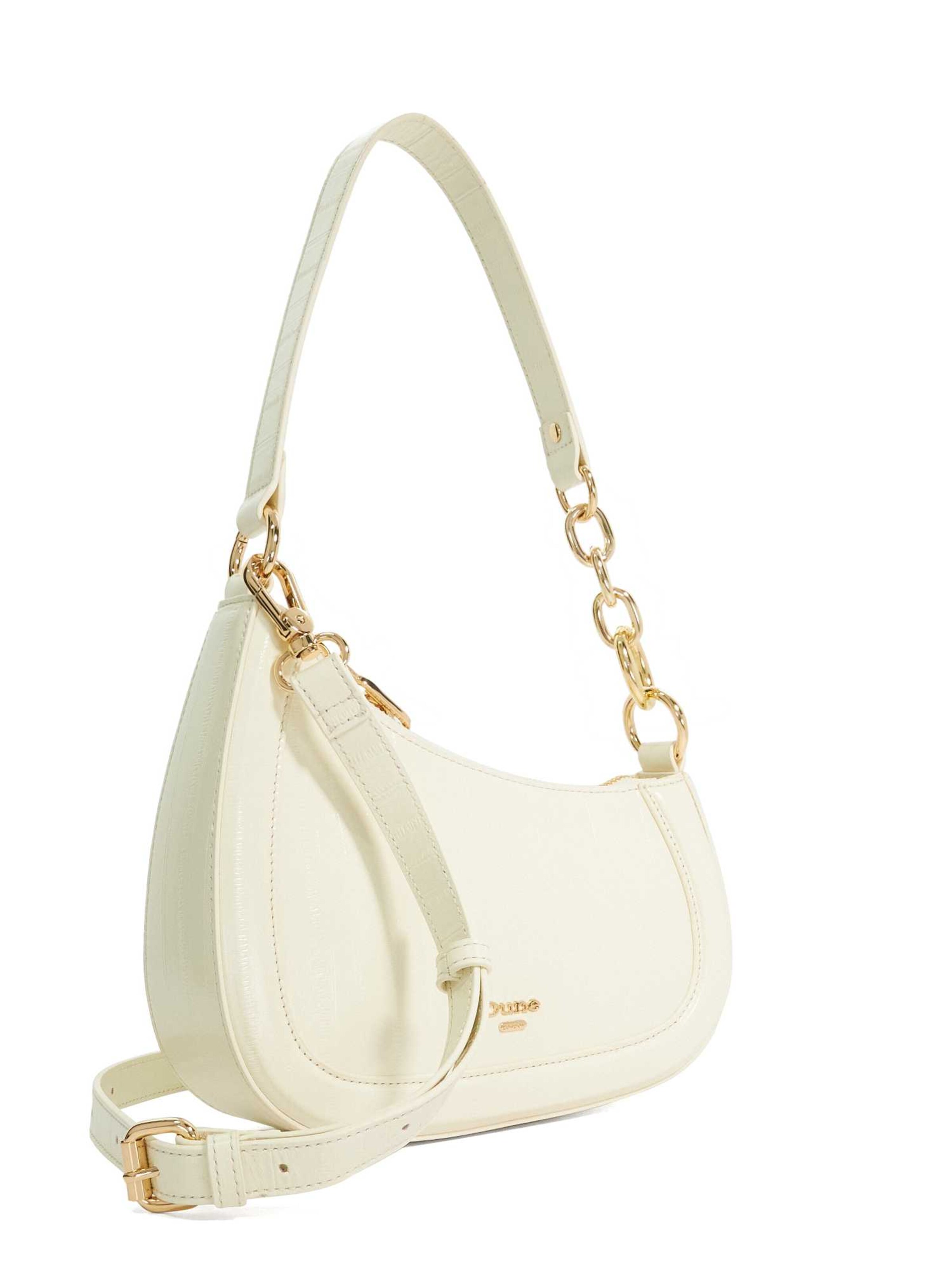 Dune LONDON Schultertasche 'Direction' in Beige