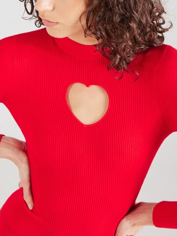 Miss Selfridge - Vestido de punto en rojo